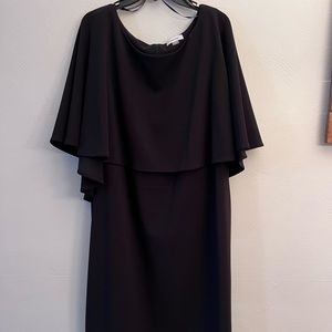 Calvin Klein Sheetz dress with cape